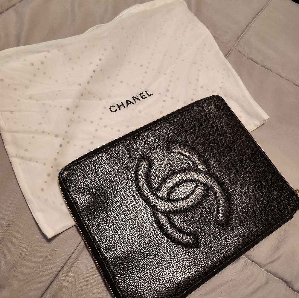Authentic Chanel planner cover
